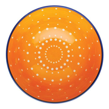 Миска Kitchen Craft ORANGE SPOT, кераміка, діам. 16 см, 500 мл - 2 Миска Kitchen Craft ORANGE SPOT, кераміка, діам. 16 см, 500 мл - 2