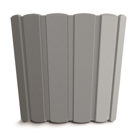 Горщик для квітів Prosperplast Boardee Basic 24х24х21.5см сірий (25609-405) - 1 Горщик для квітів Prosperplast Boardee Basic 24х24х21.5см сірий (25609-405) - 1