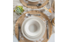 Набір плейсматів Creative Tops White Leaf, джут, діам. 41 см, 4 пр. - 3