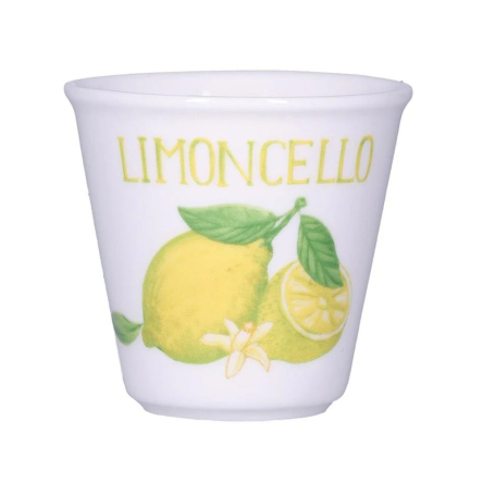 P012715LIM Чарка для лікеру La Porcellana Bianca LIQUORELLI LIMONCELLO, порцеляна, 75 мл - 1