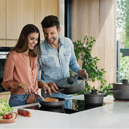 Сотейник з антипригарним покриттям BergHOFF LEO STONE+діаметр 28см, 4.7л (3950595) - 5