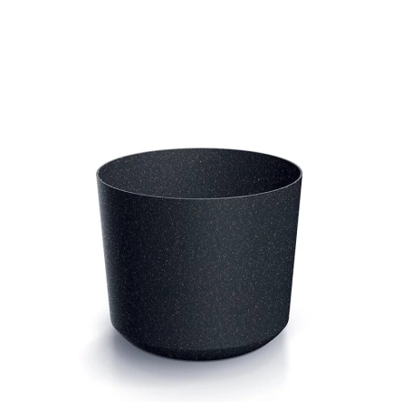 Горшок для цветов Prosperplast TUBO ECO WOOD 10.8х10.8х9.5см круглый антрацит (67764-433) - 1