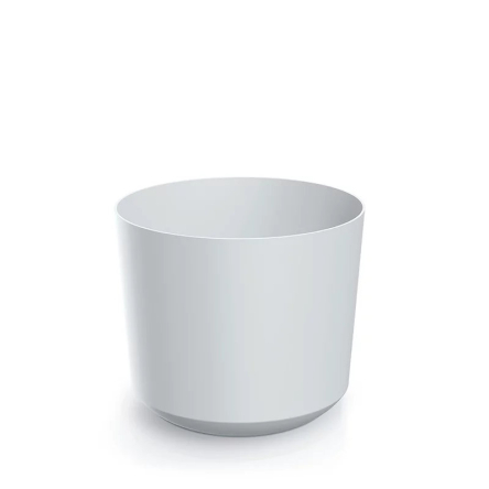 Горщик для квітів Prosperplast TUBO 14.8х14.8х13см круглий білий (66286-449) - 1