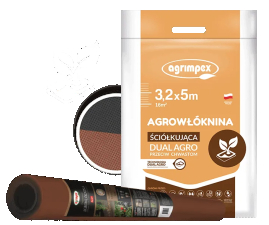Агротканина для мульчування Dual-Agro проти бурʼянів, нанорол 1.6х5 (Agro-E0021)