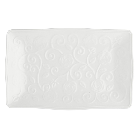 P003800420 Поднос прямоугольный La Porcellana Bianca FLORENTINA, фарфор, 20 х 12 см - 5